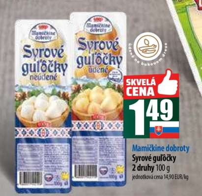 Mamičkine dobroty Syrové guľôčky
