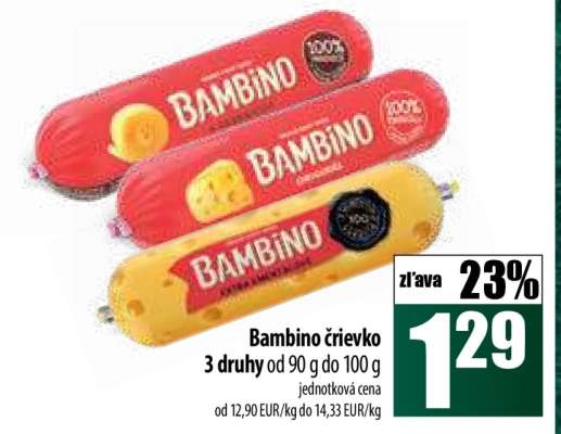 BAMBINO ČRIEVKO