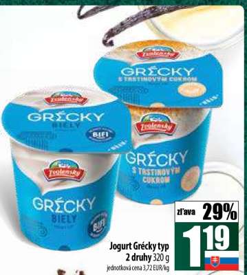 Jogurt Grécky typ