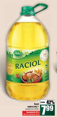 Raciol repkový olej 5 l