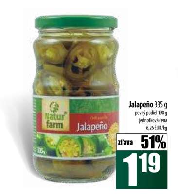 Jalapeño 335 g