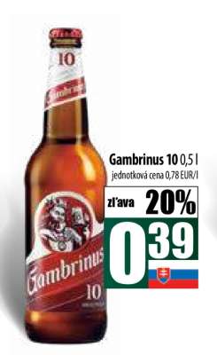 Gambrinus 10%