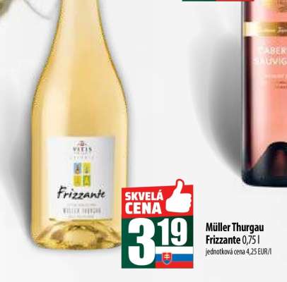 Müller Thurgau Frizzante 0,75 l