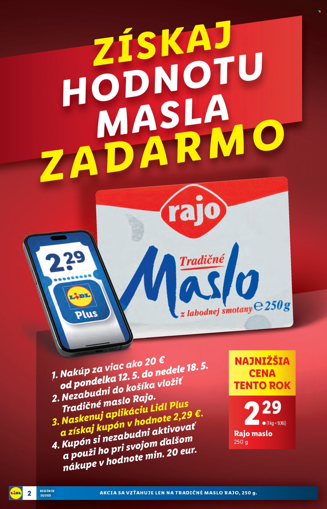 Leták Lidl - 12.5.2025 - 18.5.2025.