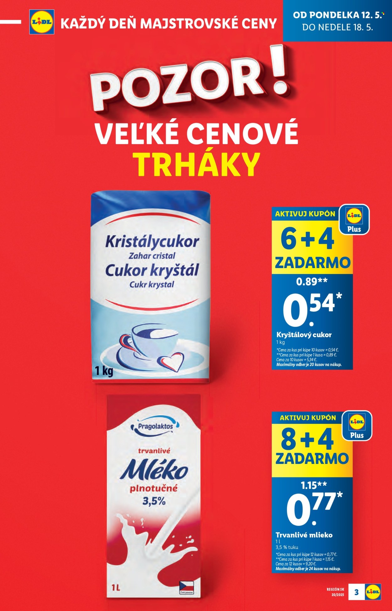 Leták Lidl - 12.5.2025 - 18.5.2025.