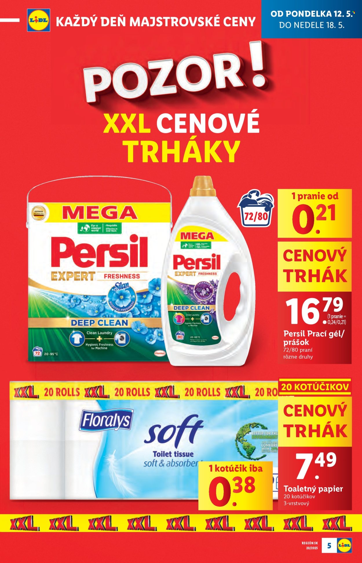 Leták Lidl - 12.5.2025 - 18.5.2025.