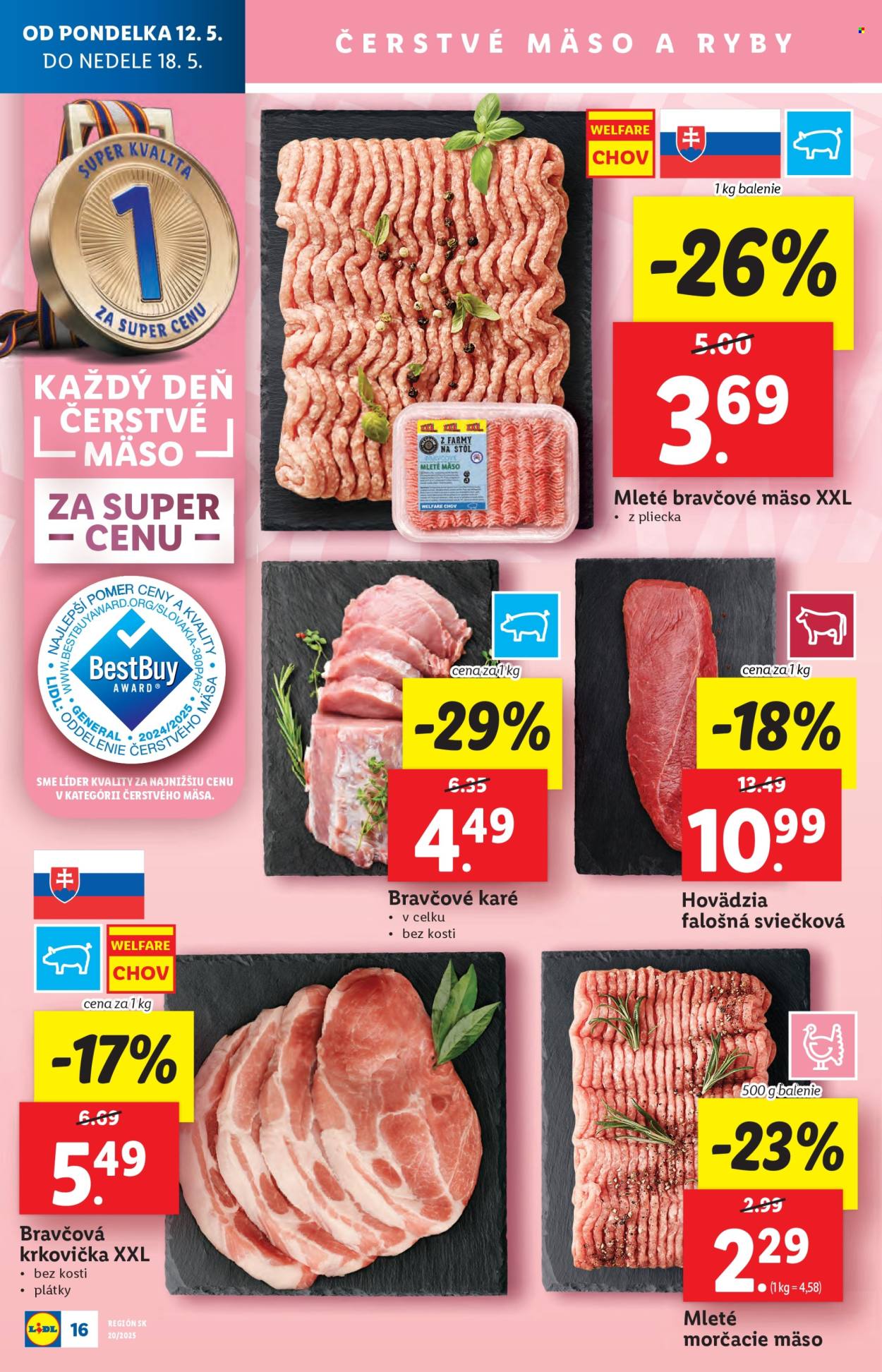 Leták Lidl - 12.5.2025 - 18.5.2025.
