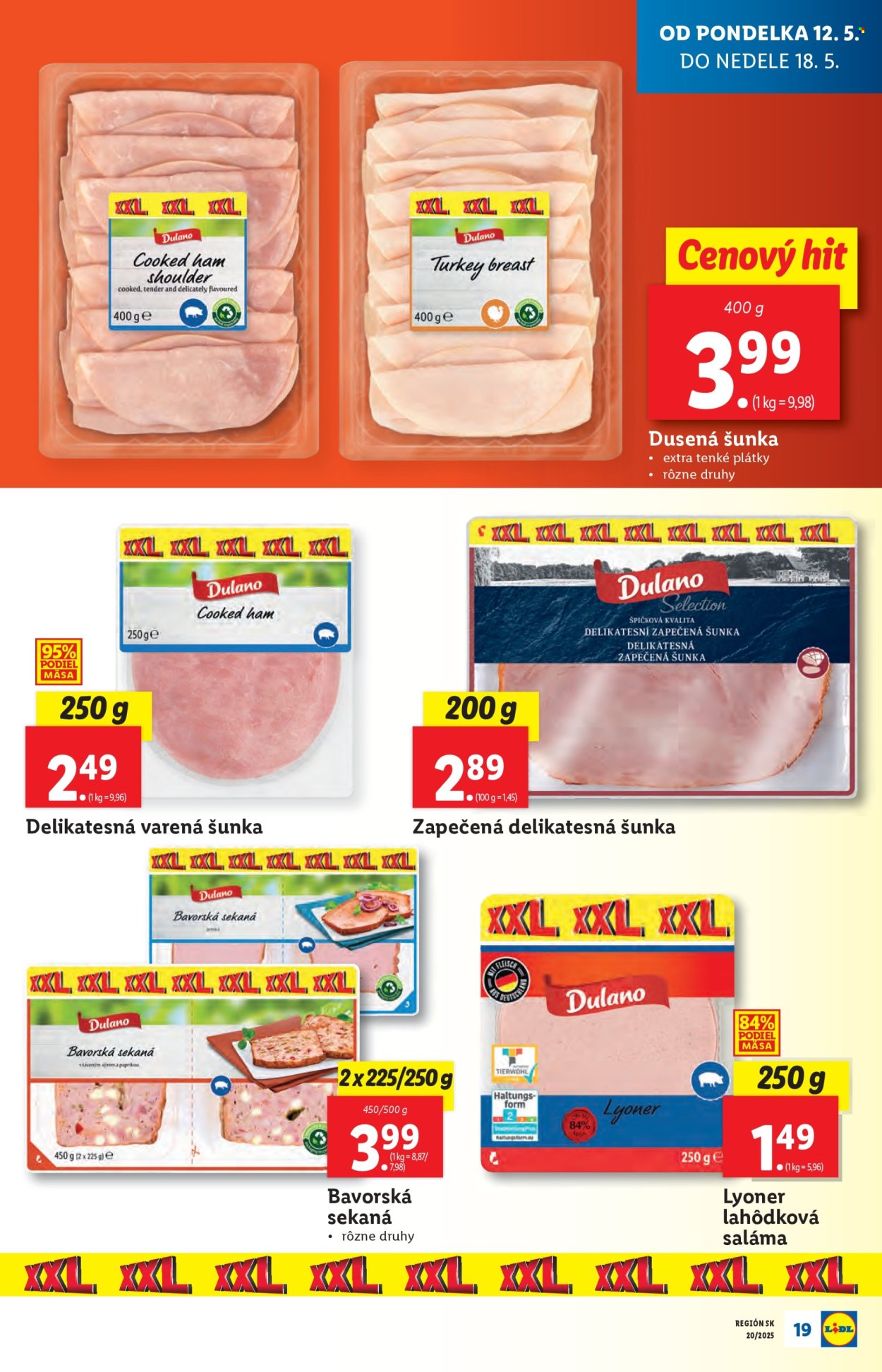 Leták Lidl - 12.5.2025 - 18.5.2025.