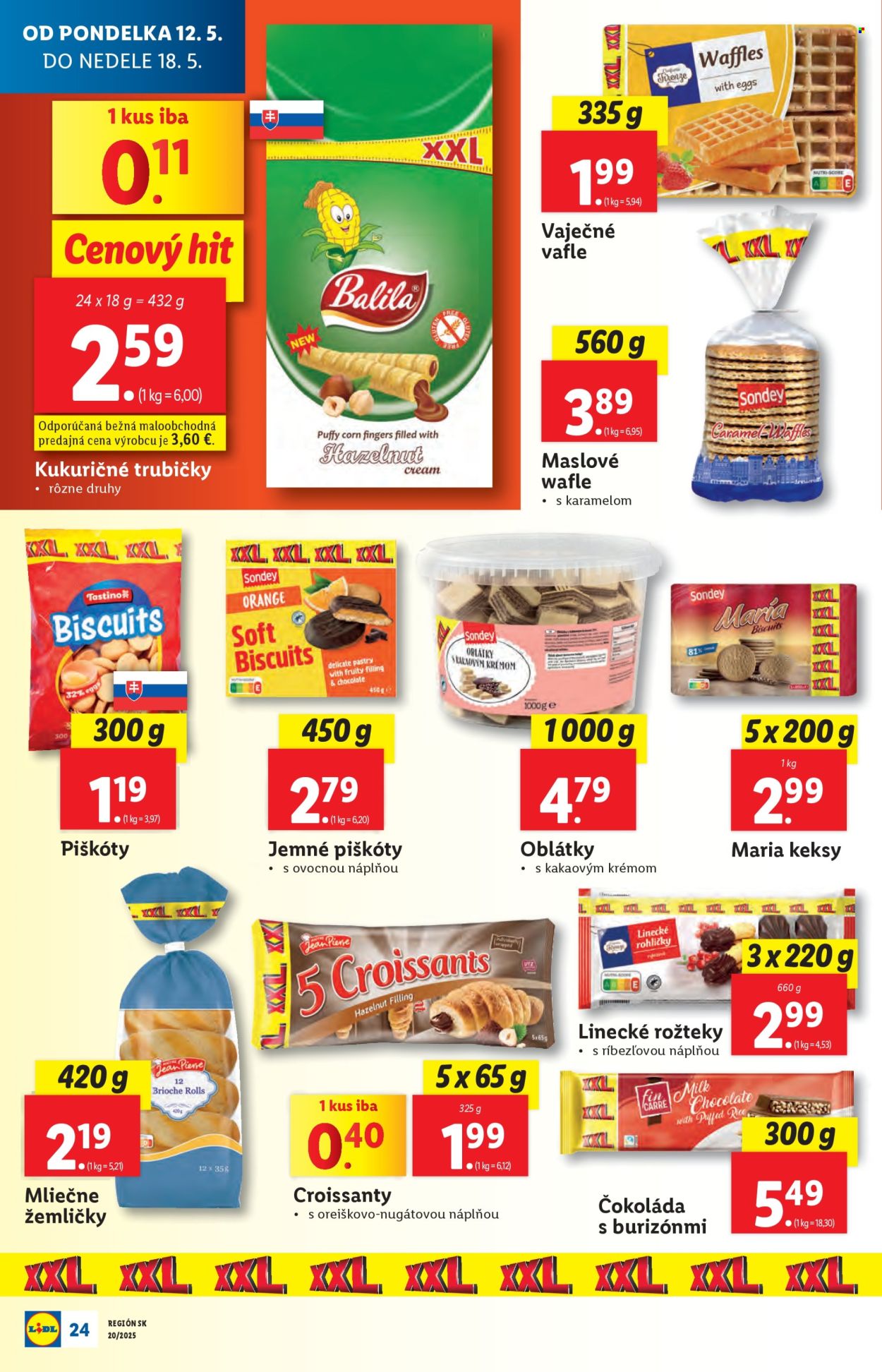 Leták Lidl - 12.5.2025 - 18.5.2025.