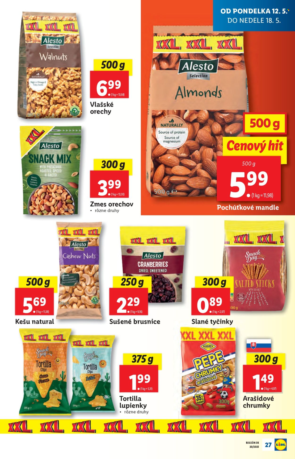 Leták Lidl - 12.5.2025 - 18.5.2025.