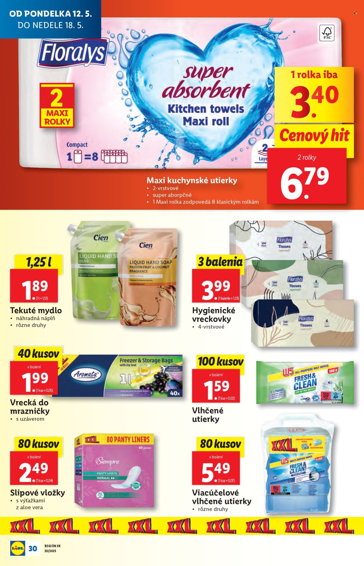 Leták Lidl - 12.5.2025 - 18.5.2025.