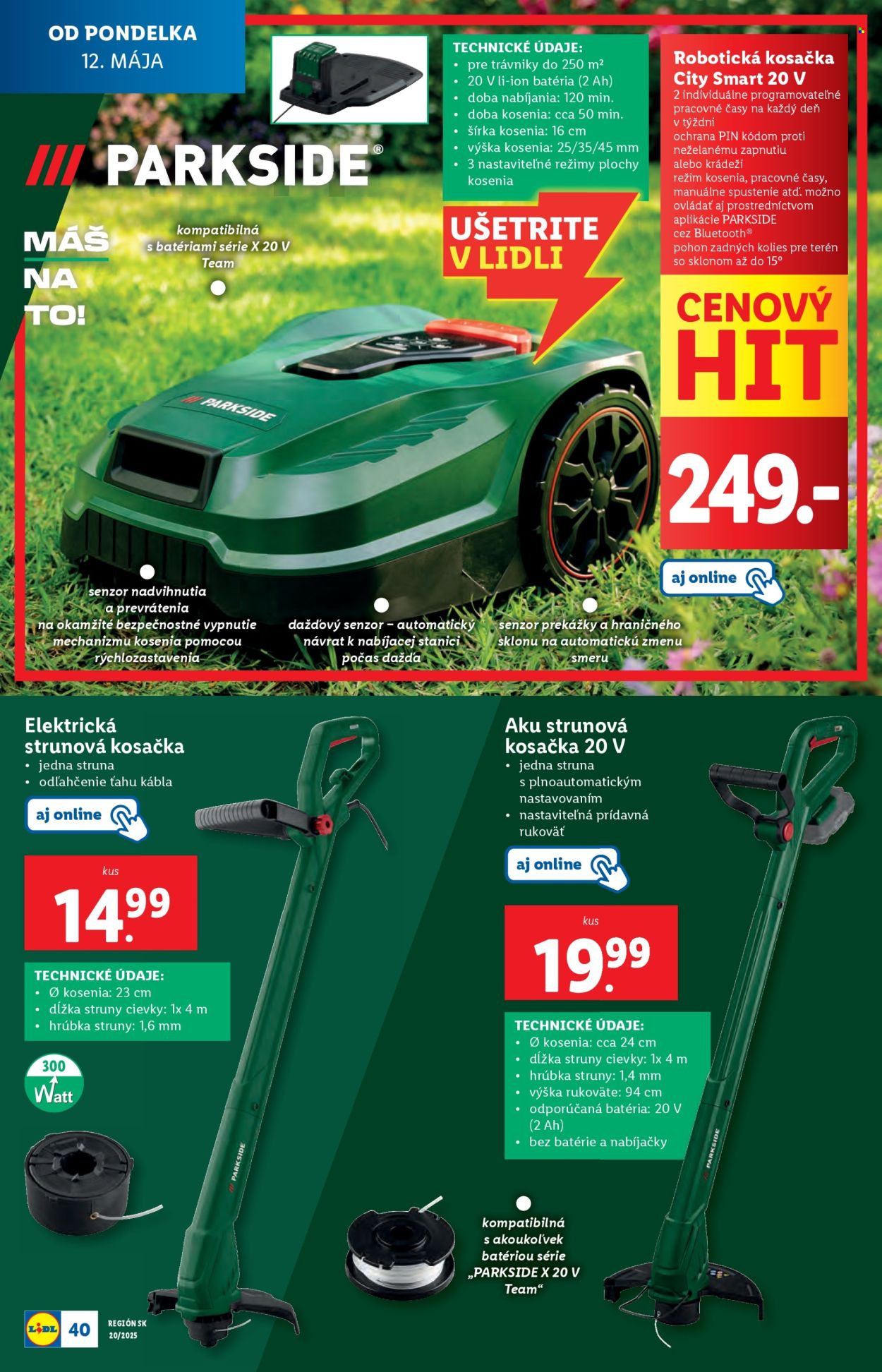 Leták Lidl - 12.5.2025 - 18.5.2025.