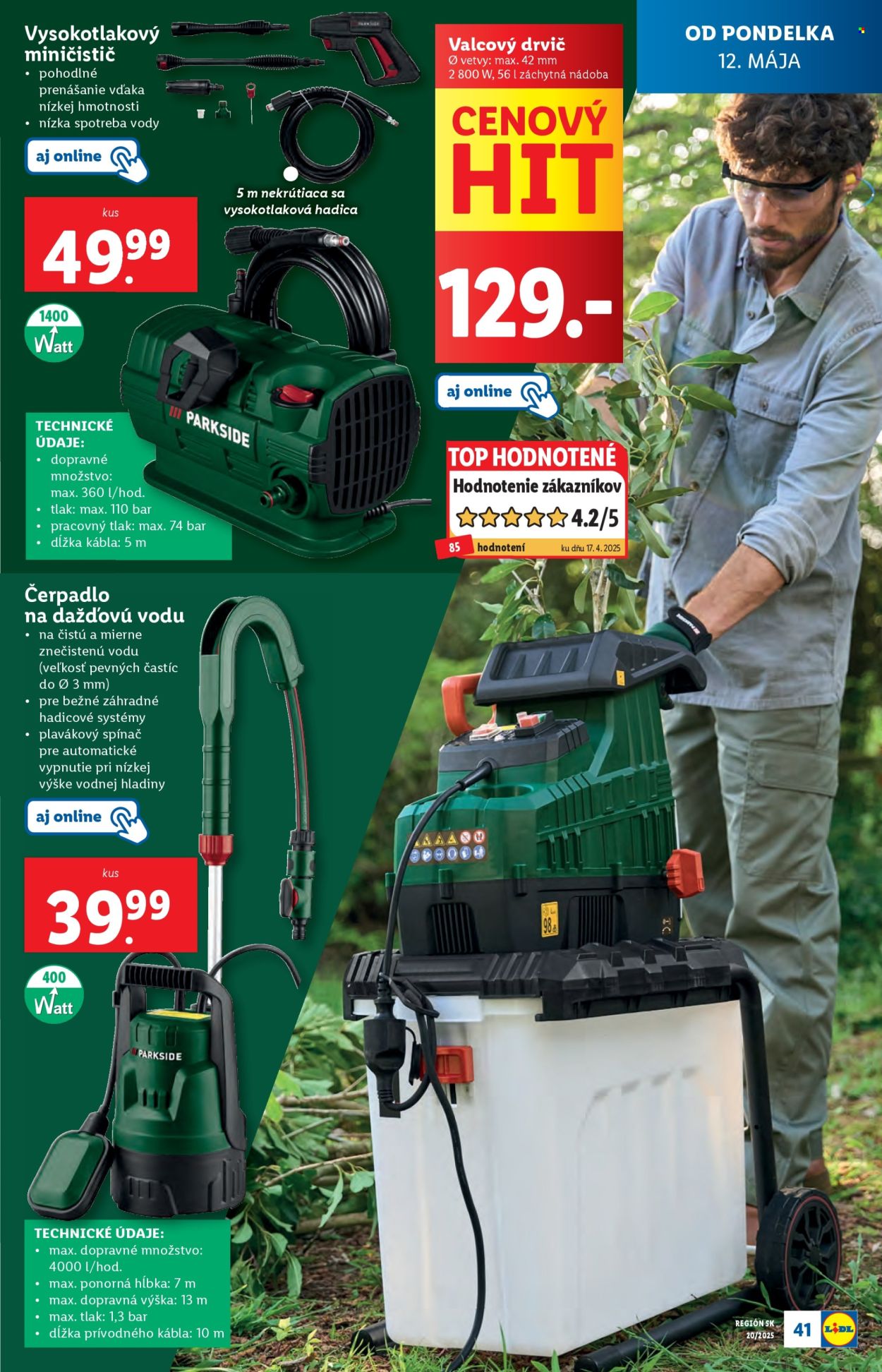 Leták Lidl - 12.5.2025 - 18.5.2025.