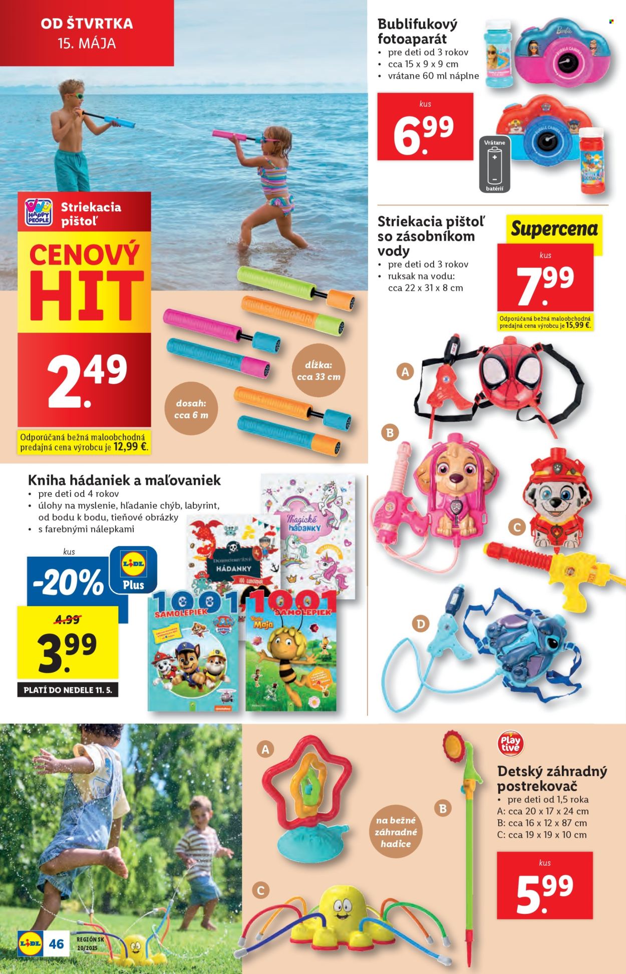 Leták Lidl - 12.5.2025 - 18.5.2025.