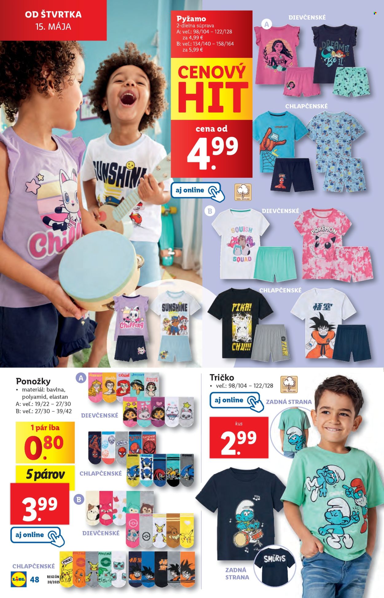 Leták Lidl - 12.5.2025 - 18.5.2025.