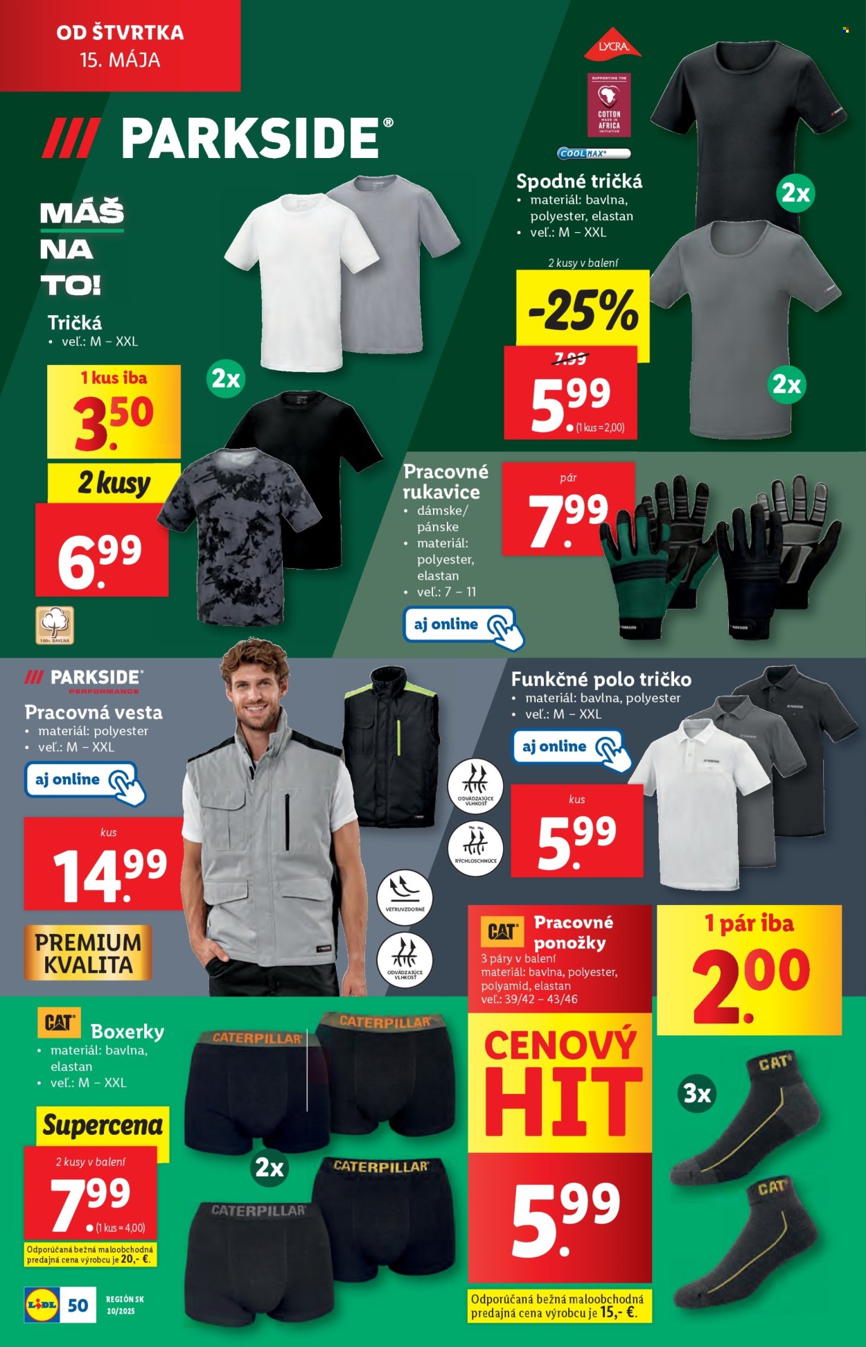 Leták Lidl - 12.5.2025 - 18.5.2025.
