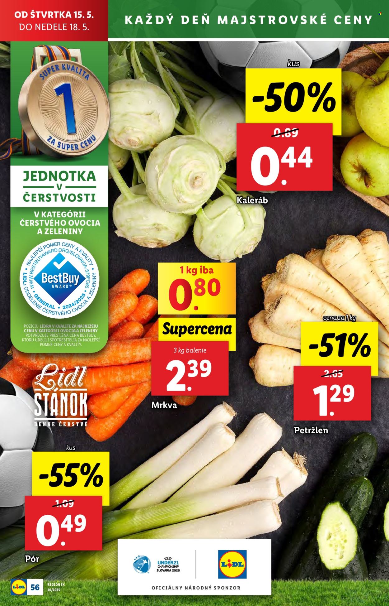 Leták Lidl - 12.5.2025 - 18.5.2025.