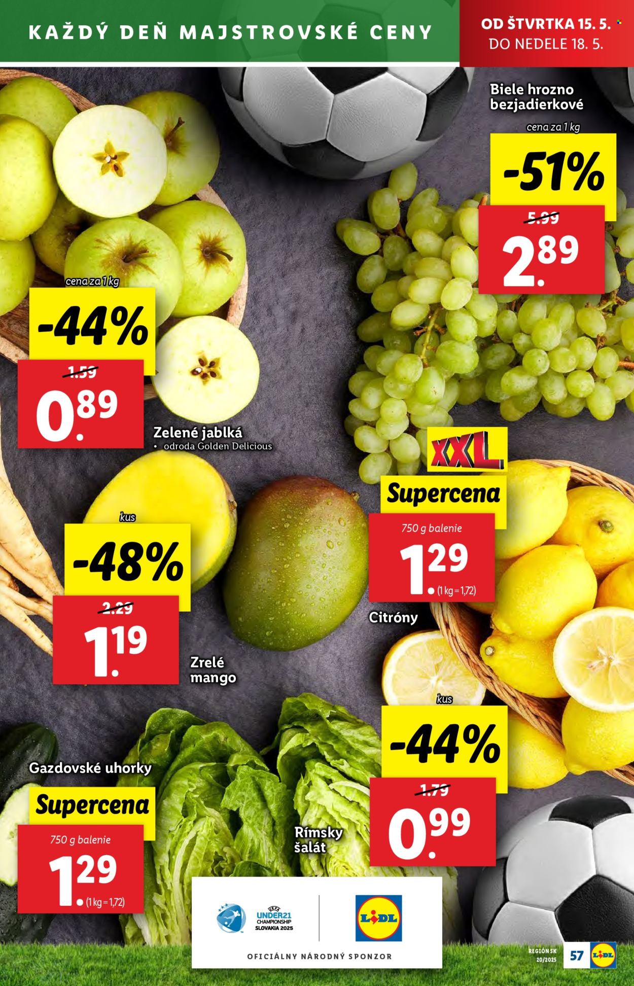 Leták Lidl - 12.5.2025 - 18.5.2025.