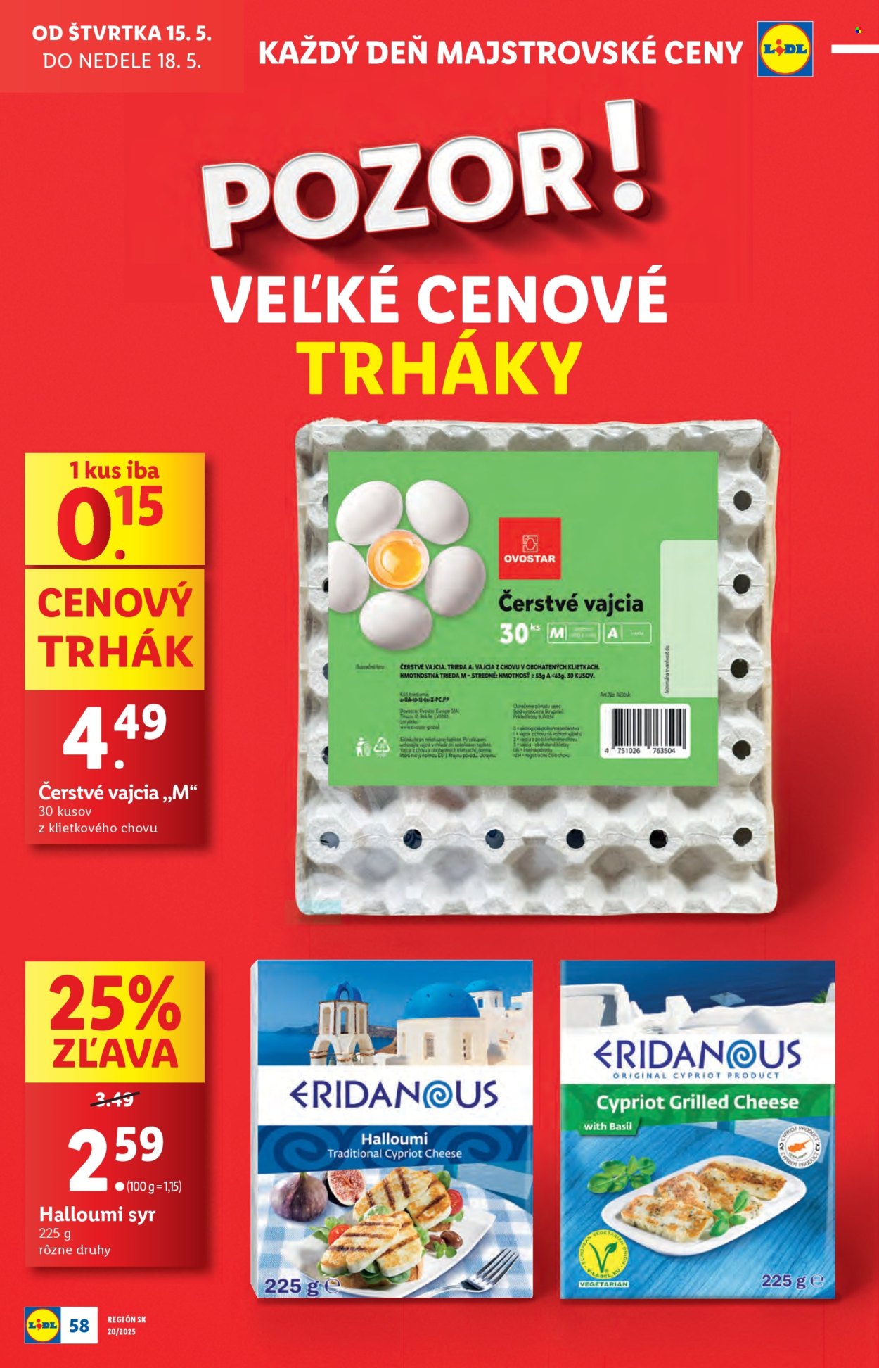 Leták Lidl - 12.5.2025 - 18.5.2025.