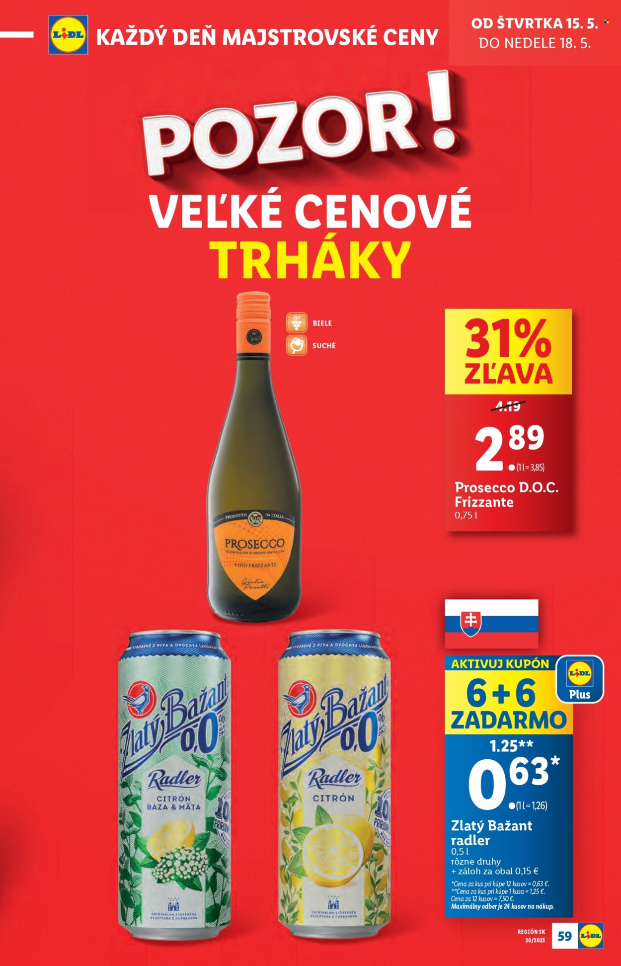 Leták Lidl - 12.5.2025 - 18.5.2025.
