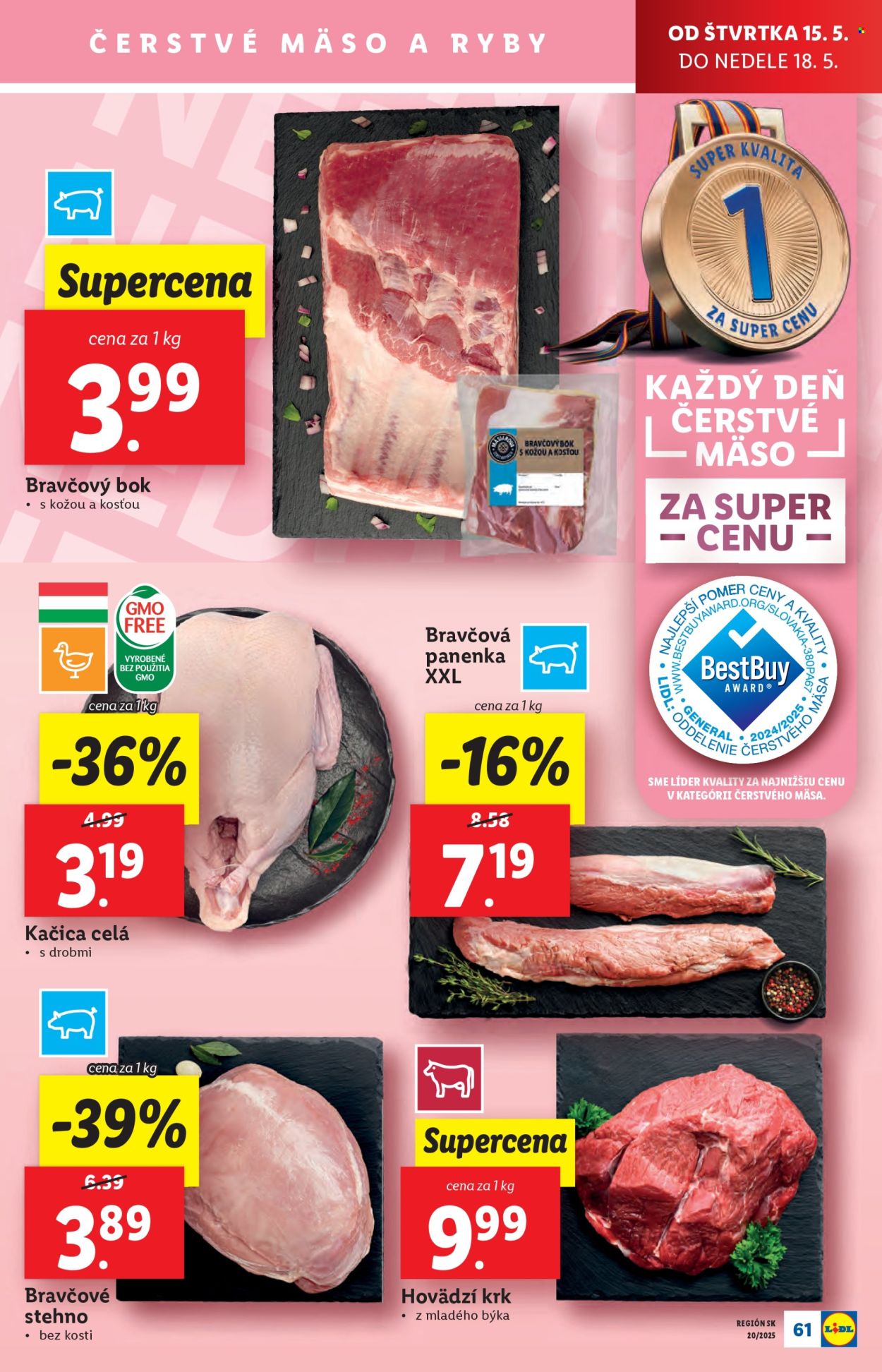 Leták Lidl - 12.5.2025 - 18.5.2025.