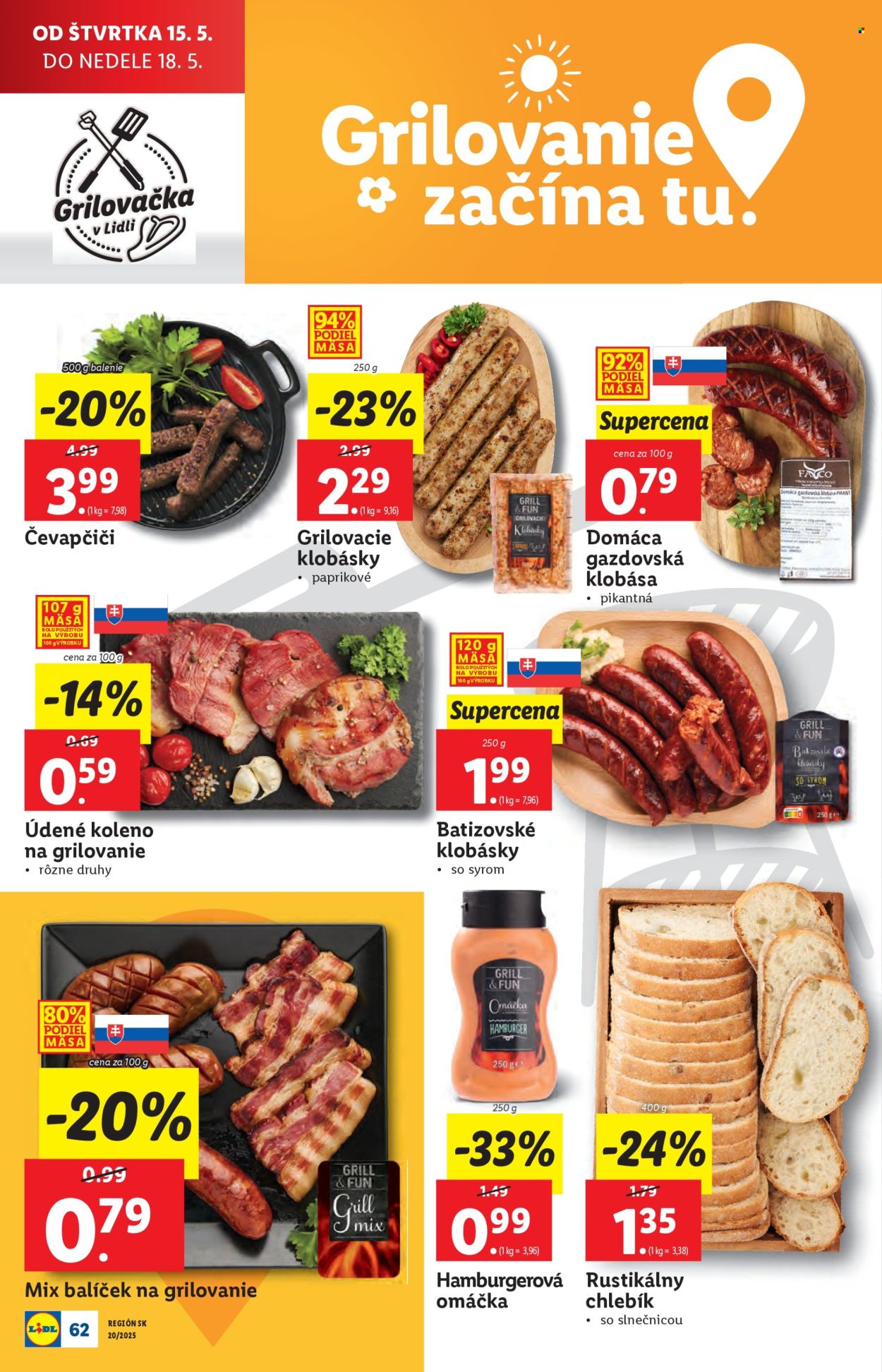 Leták Lidl - 12.5.2025 - 18.5.2025.