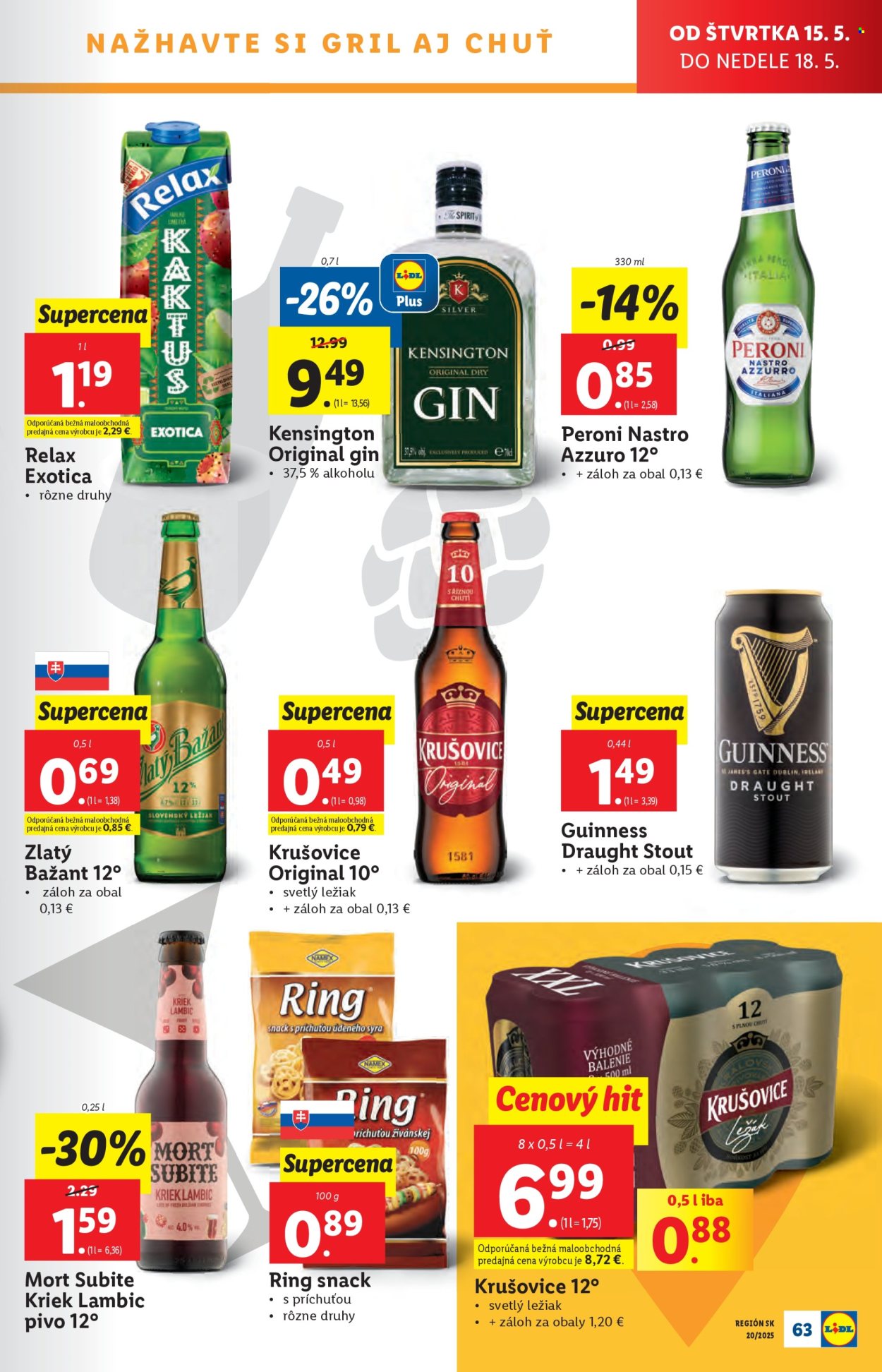 Leták Lidl - 12.5.2025 - 18.5.2025.