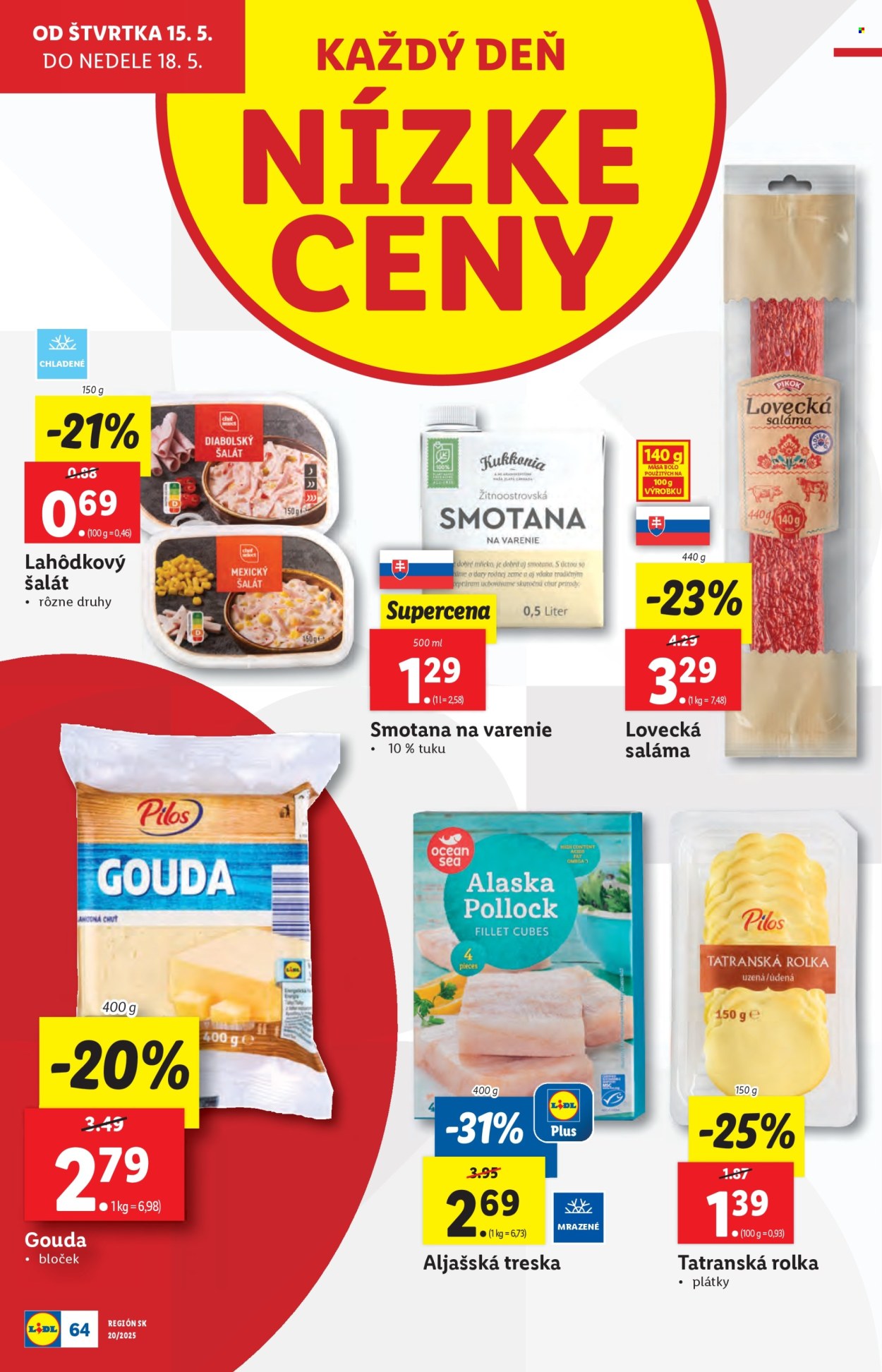Leták Lidl - 12.5.2025 - 18.5.2025.
