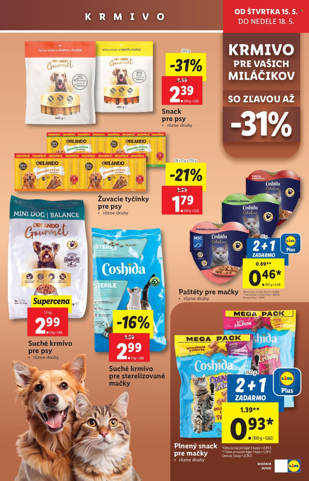 Leták Lidl - 12.5.2025 - 18.5.2025.