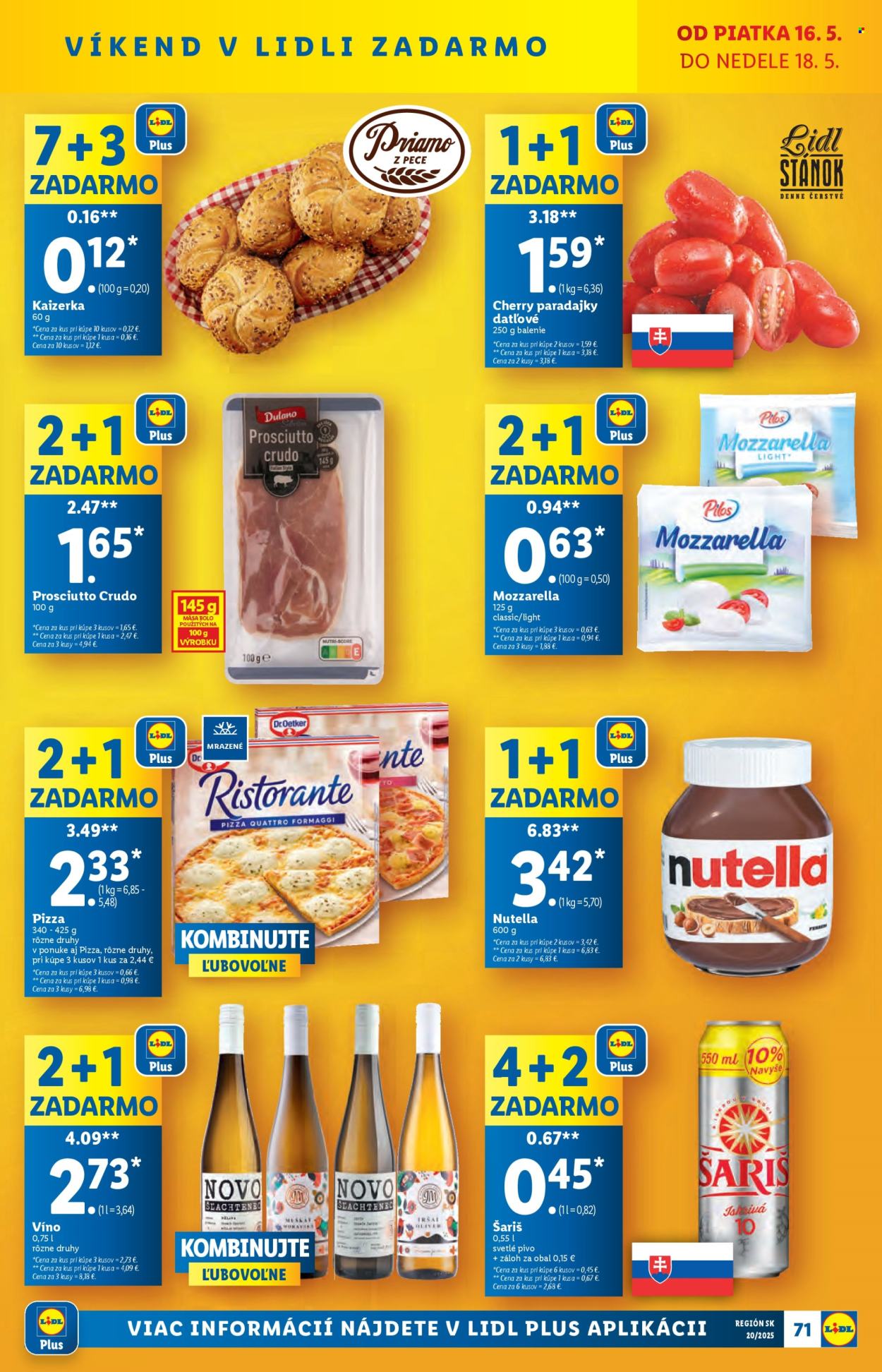 Leták Lidl - 12.5.2025 - 18.5.2025.