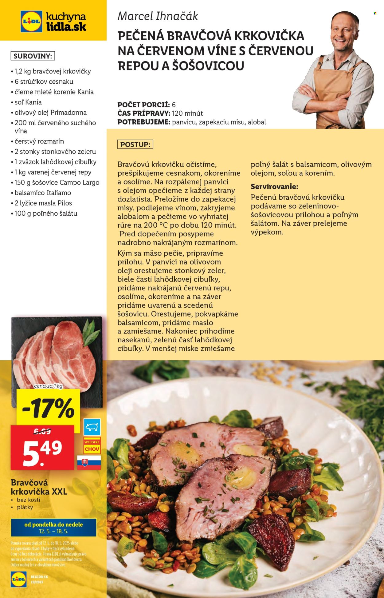 Leták Lidl - 12.5.2025 - 18.5.2025.
