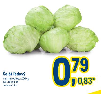 Šalát ľadový