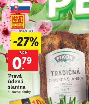 Pravá údená slanina