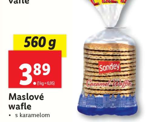 Maslové wafle