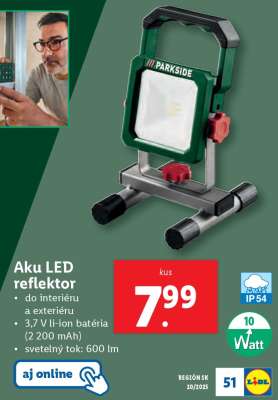 Aku LED reflektor