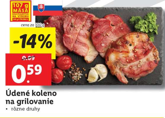 Údené koleno na grilovanie