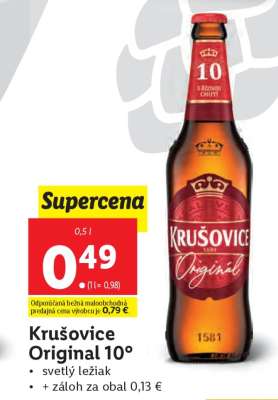 Krušovice Originál 10