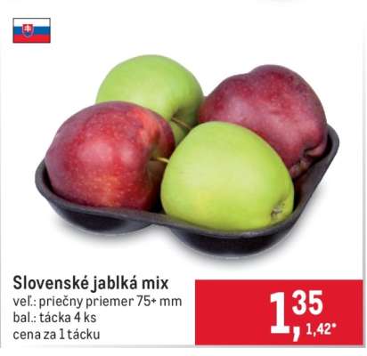 Slovenské jablká mix