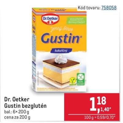 Dr. Oetker Gustin bezglutén