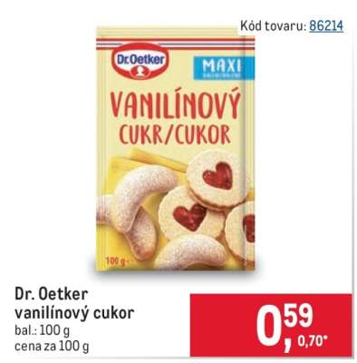 Dr. Oetker vanilínový cukor