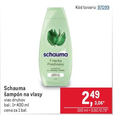 SCHAUMA Šampón na vlasy