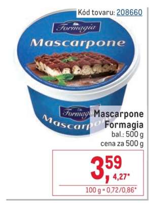 Mascarpone Formagia