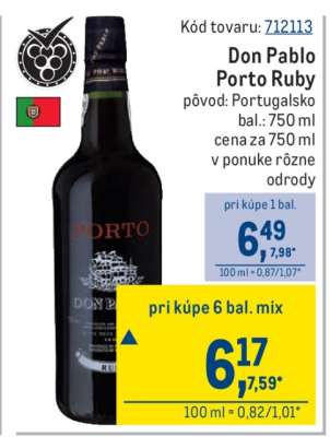 Don Pablo Porto Ruby