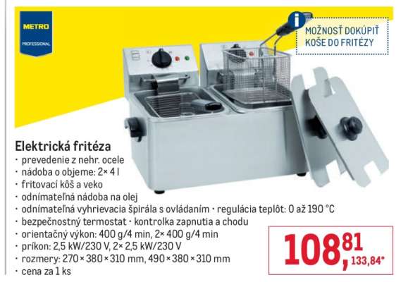 Elektrická fritéza