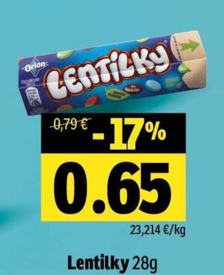 Lentilky 28g
