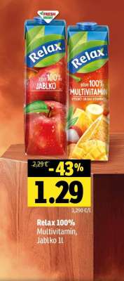 Relax 100% Multivitamín, Jablko 1l