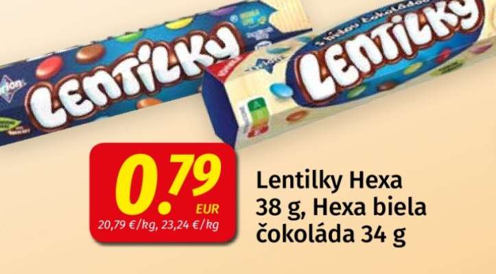 Lentilky Hexa