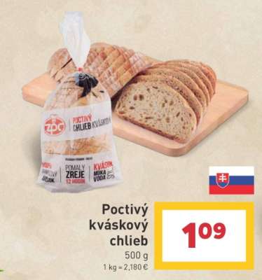 Poctivý kváskový chlieb