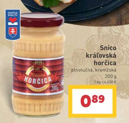 Snico kráľovská horčica