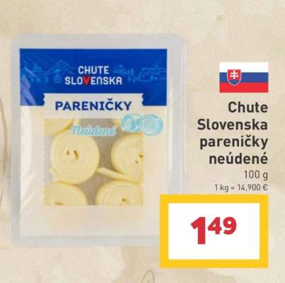 Chute Slovenska pareničky neúdené